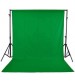 8x12 Feet Background / Backdrop for Photography, TV or Video Production, Reflector, Curtain, Green Color